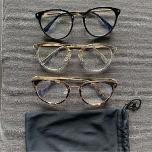 3 blue light glasses